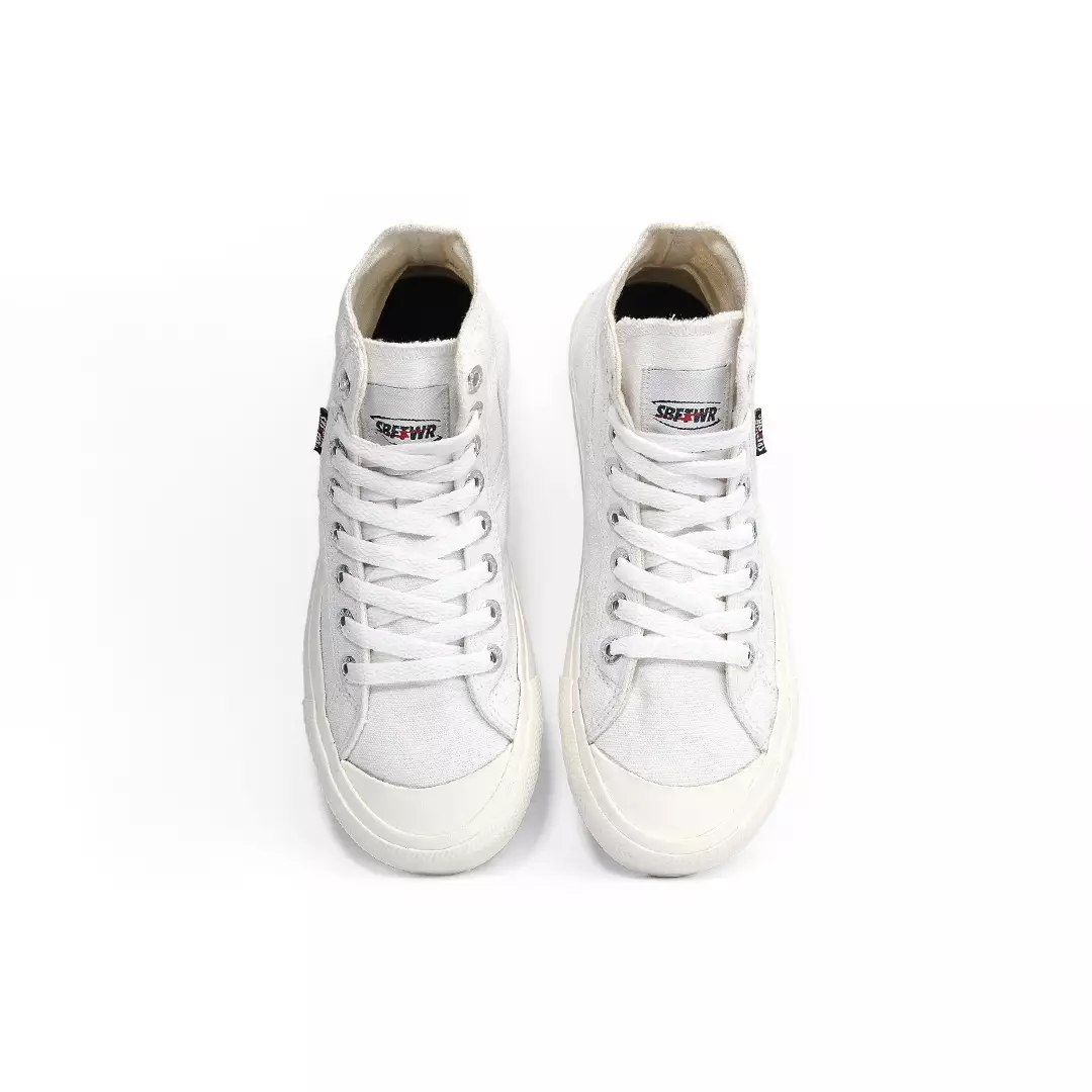 SABA Veloz High All White - Sepatu Sneakers Casual Pria Wanita