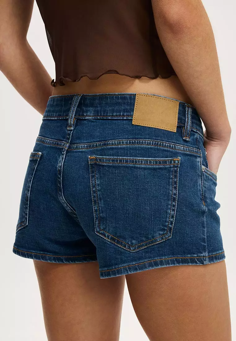 Micro Low Denim Short