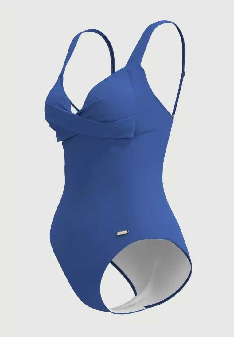 Core Solid Nottingham Cross Front Onepiece