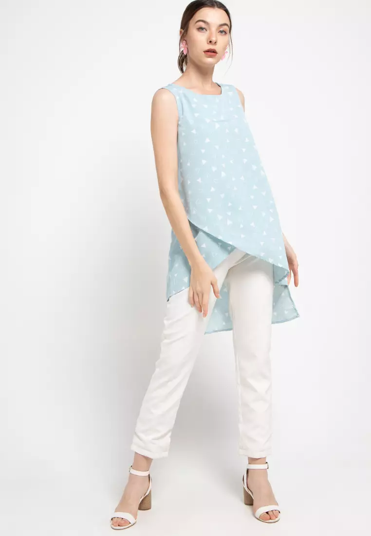 Ana Blouse in Blue