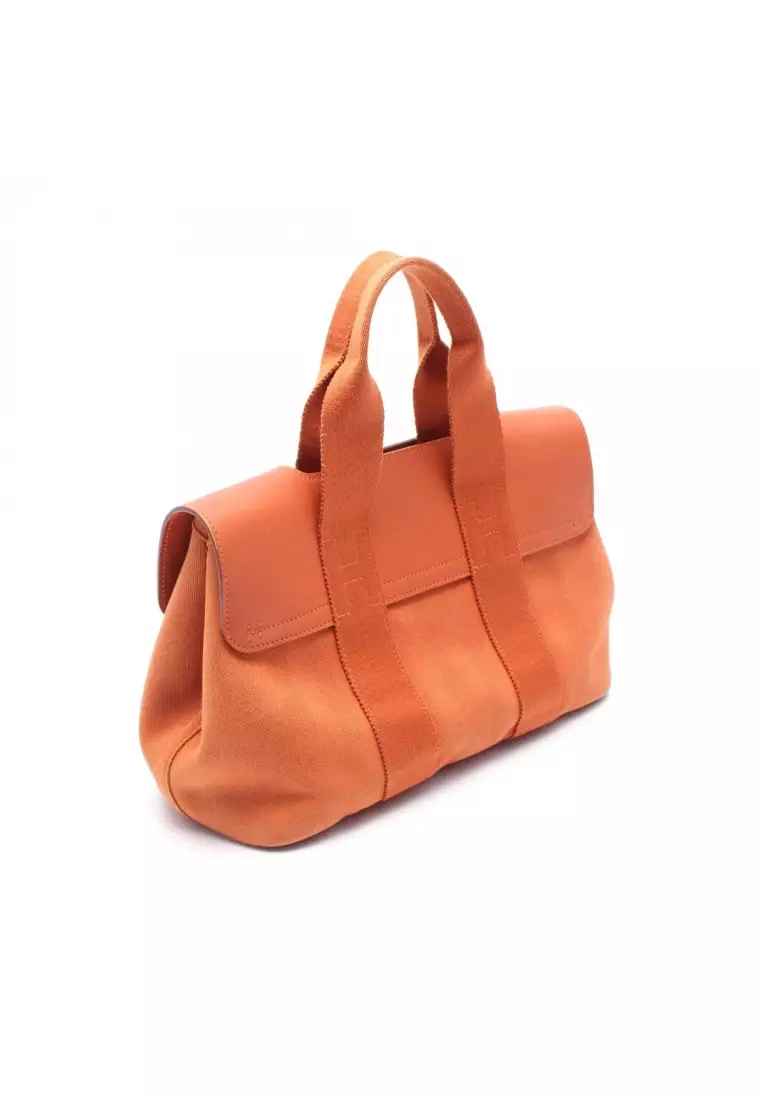 Buy Hermès Pre-Loved Hermès Valparaiso PM Handbag toile