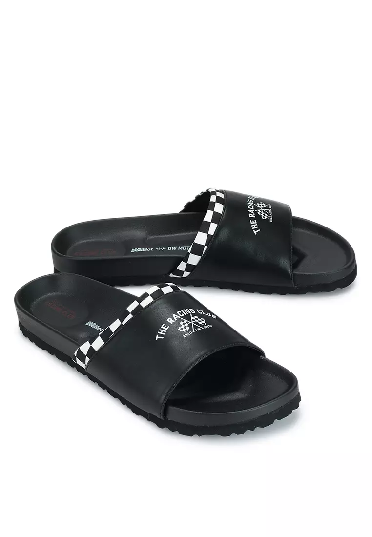Discount on Milliot  shoes - SKU: Dw Motorsport X  The Checkered Flags Open Toe Sand