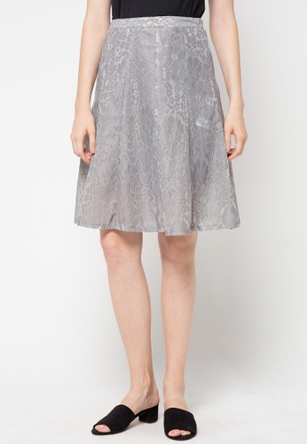 Lace Panel Skirt