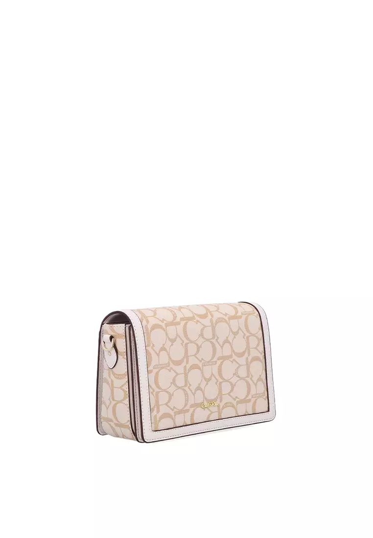 Medium Beige Carlo GEO Crossbody