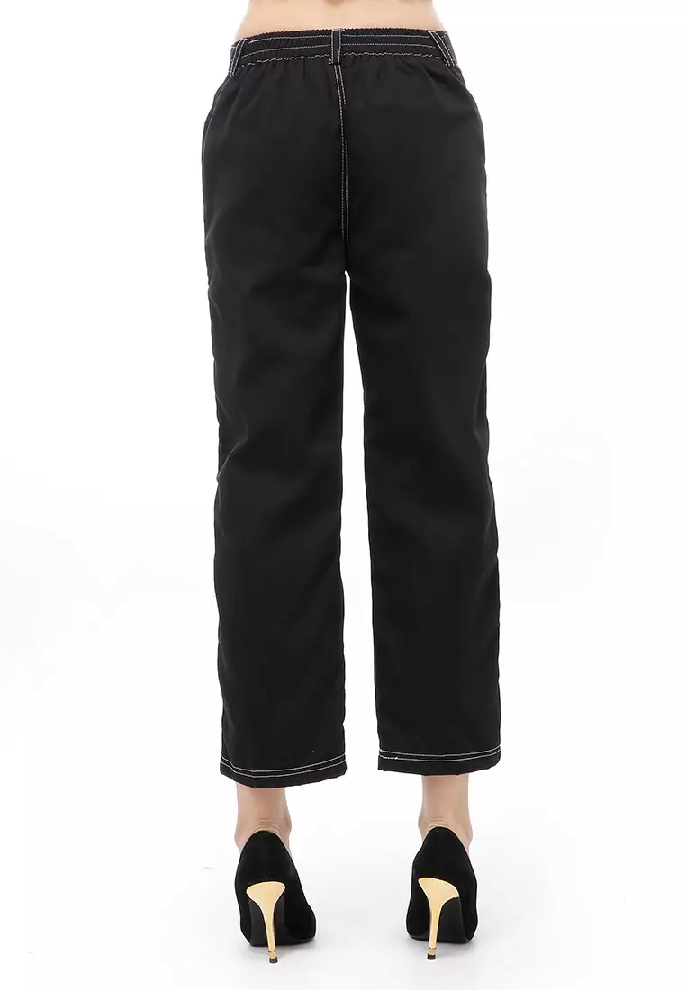 Jourel Long Pants Kasual Amber Cargo Wanita Material Chino ORIGINAL