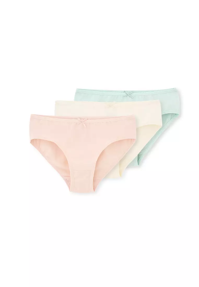 10pk Pure Cotton Knickers (2-14 Yrs)