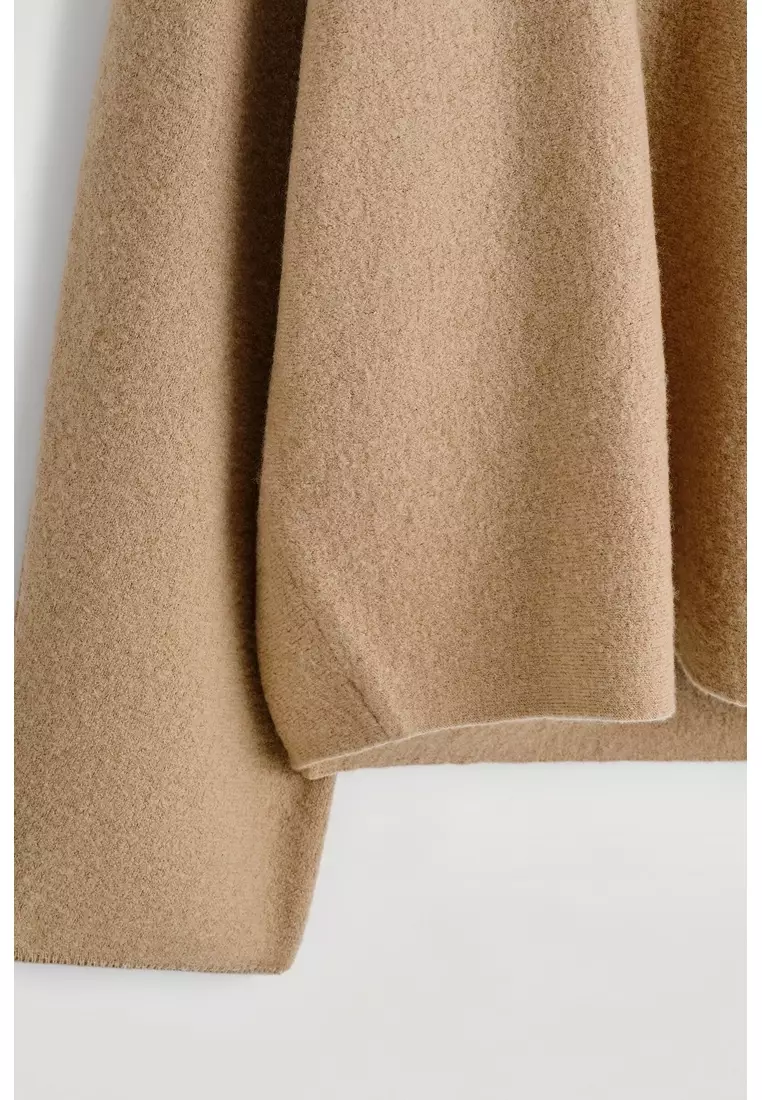 BOILED-WOOL CREW-NECK JUMPER