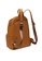 SEMBONIA brown Logo-Embossed Classic Backpack 63D45ACB5316E4GS_4