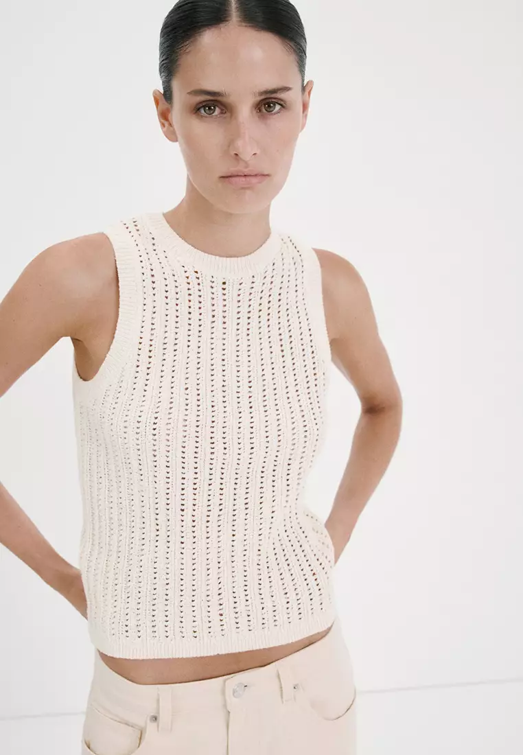 Openwork Knit Top