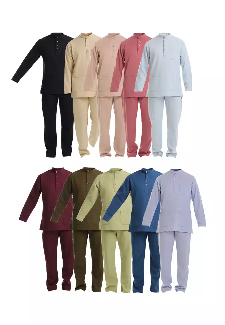 Alain Delon Baju Melayu Cekak Musang Dewasa - 19026002