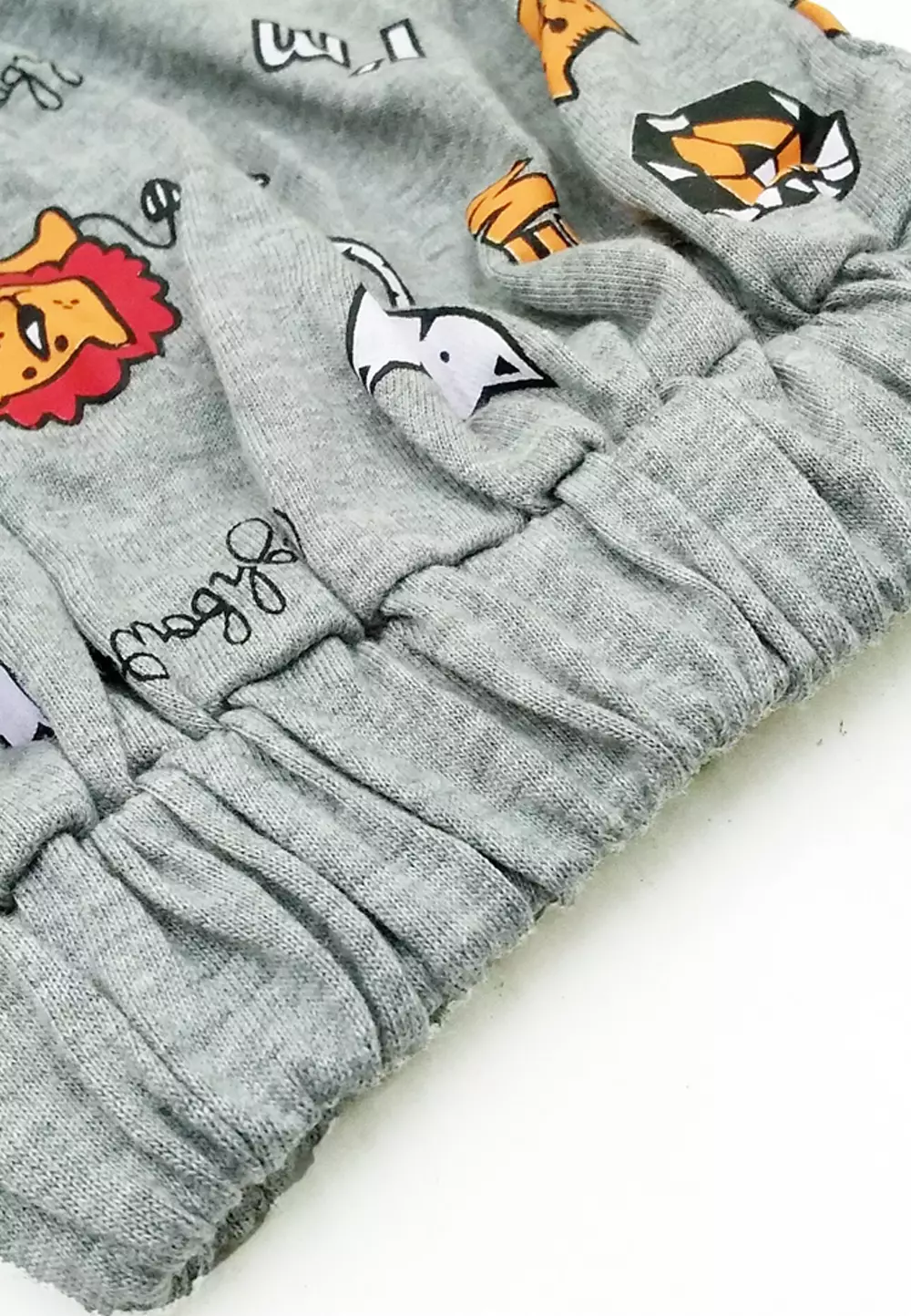 Wakakids Setelan Bayi Baju Lengan Panjang Anak Usia 12 Bulan Hingga 18 Bulan Set Piyama Baju Tidur Motif Cat Meow 3326 Hijau