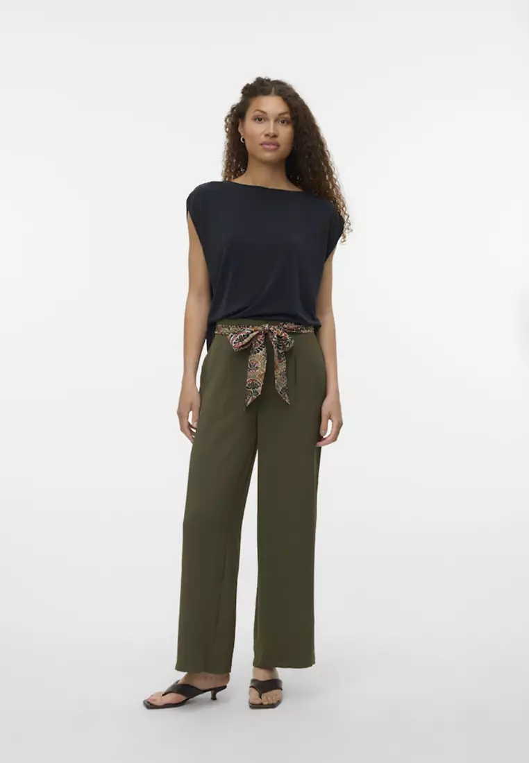 Mid Waist Pants
