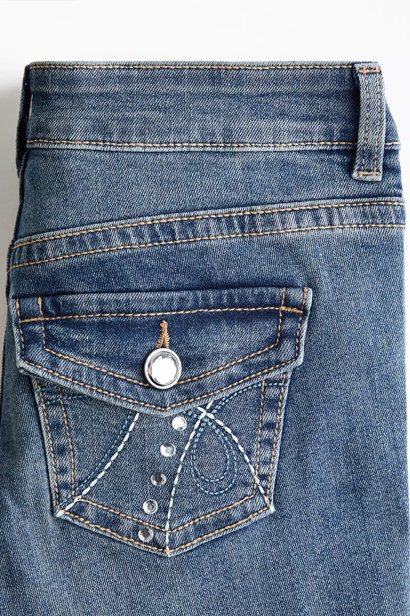 Flared Low Waist Jeans