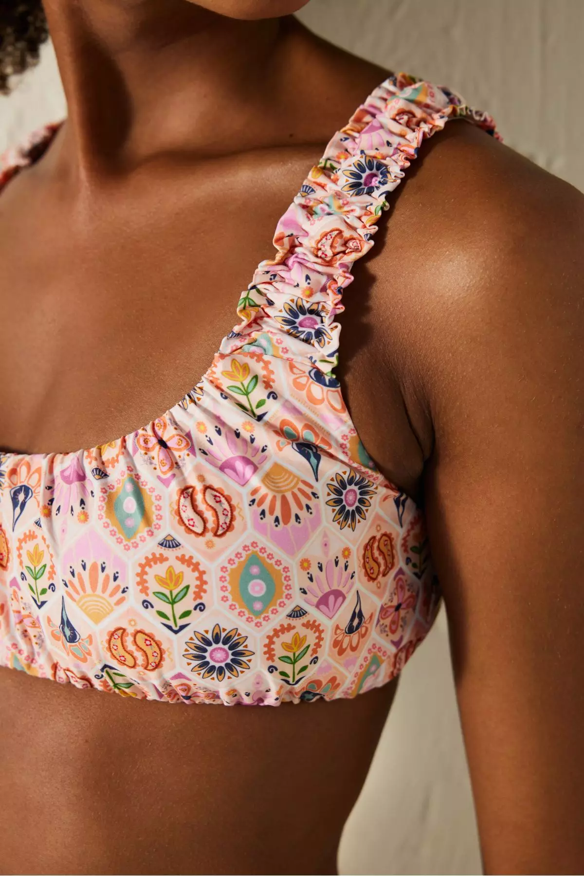 Arianne Bra Patterned Bikini Top