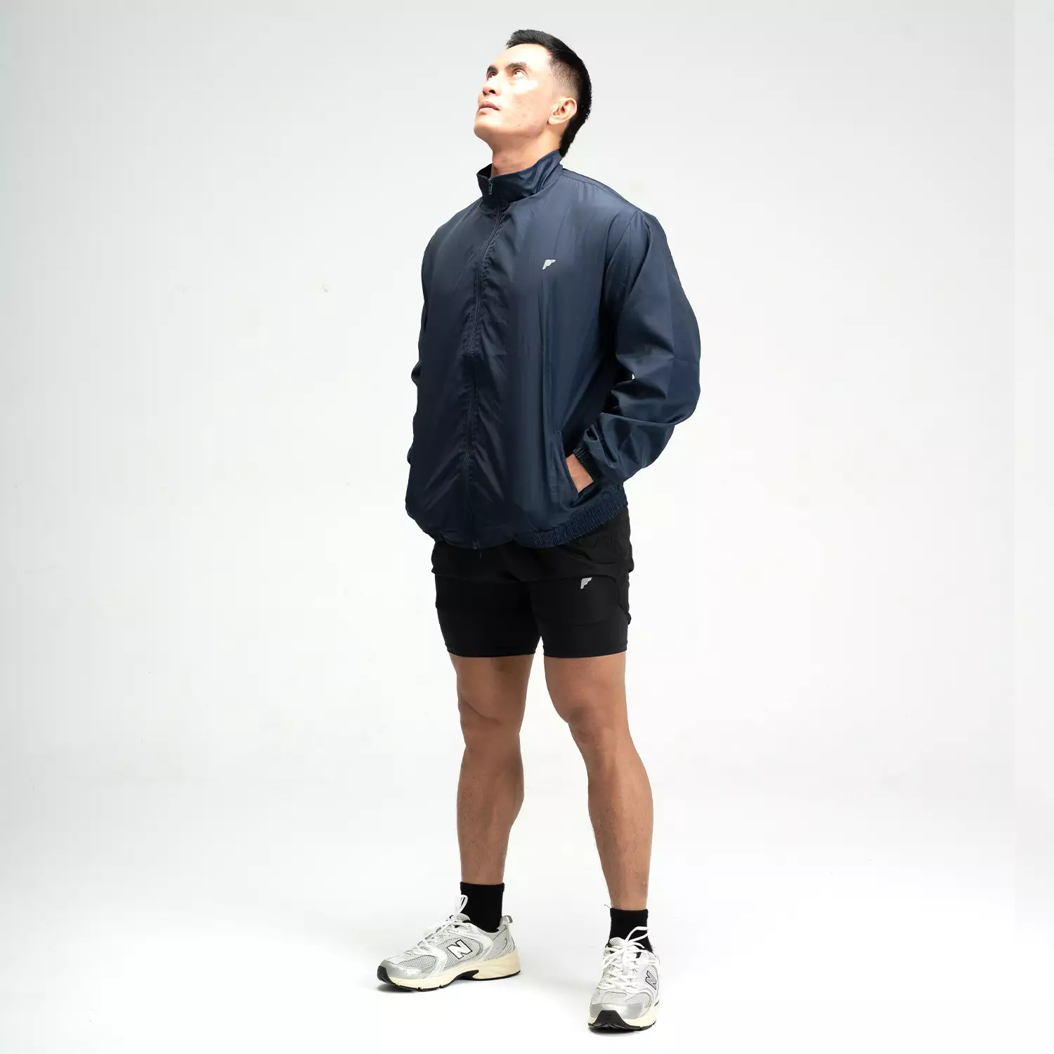 Windbreaker Sports Jacket Navy