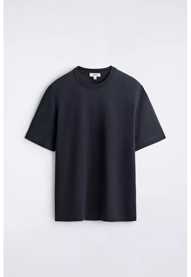 INTERLOCK COTTON CREW-NECK T-SHIRT