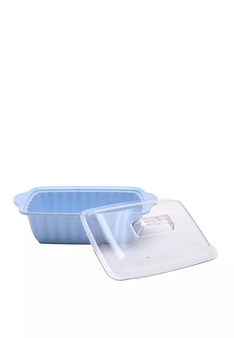 L.Blend 8.5 inch Sevilla Rectangular Casserole Biru