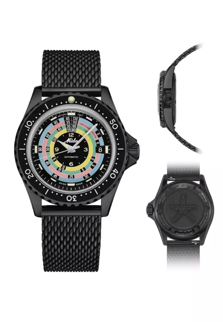 MIDO 瑞士美度 Ocean Star Decompression Timer 1961 自動機械腕錶限量版 (附額外兩條錶帶) M0268073305100