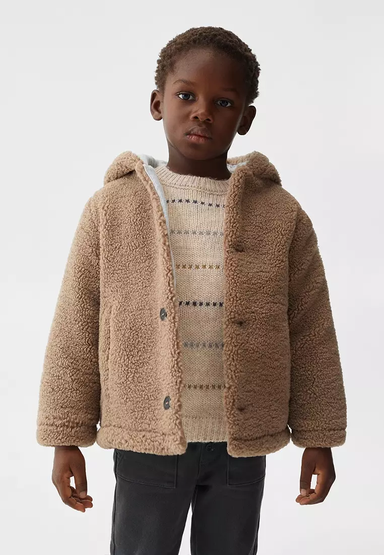 Buy MANGO BABY Faux Shearling Coat 2024 Online ZALORA Philippines