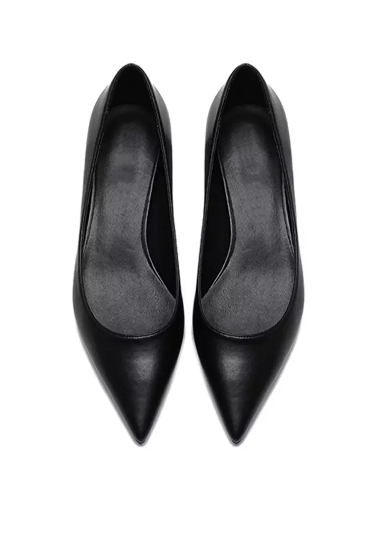 6CM Uniform Pointed High Heel Shoes HZL261