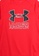 Under Armour red Boys' Tech Hybrid Print Fill Short Sleeves T-Shirt 0A1A2KAC75121DGS_3