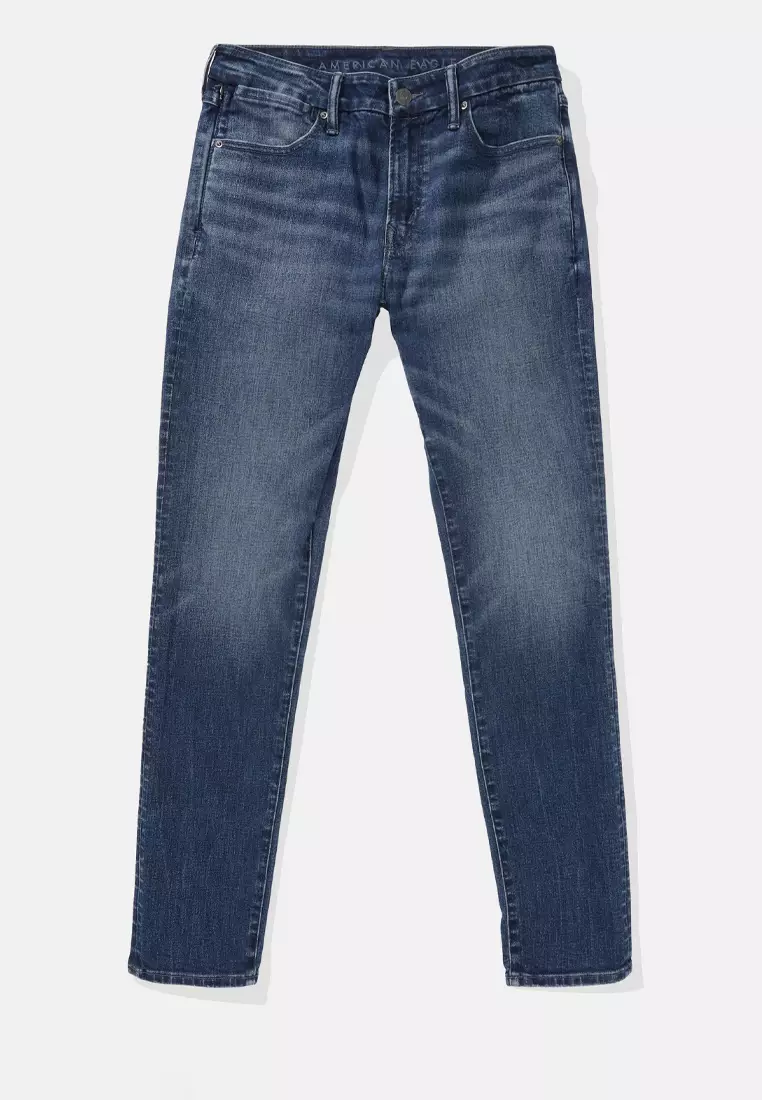 Medium Clean Wash Active 24/7 Athletic Skinny Jeans