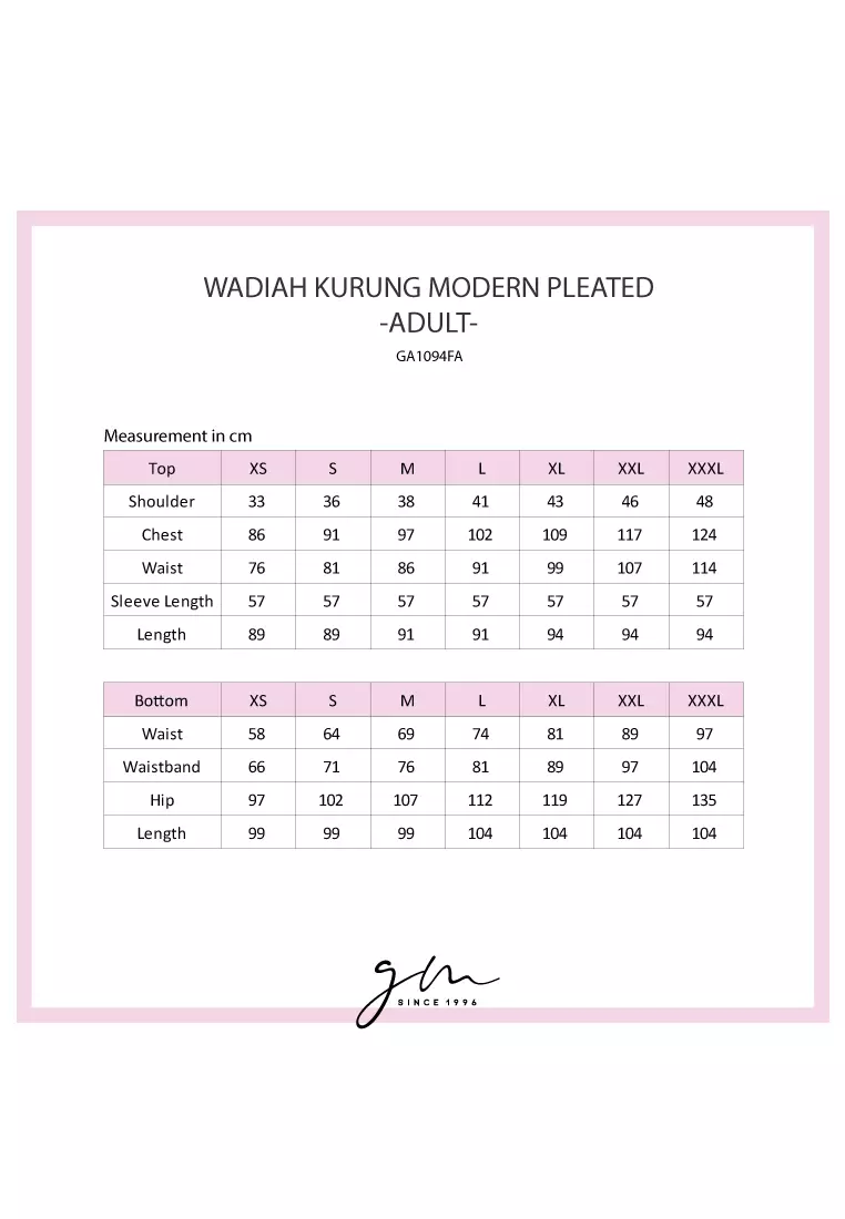 Embroidery and Pleats Kurung Modern