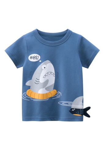 Kings Collection blue Kids Shark T-shirt (KCKID2081) B8A30KA35845C2GS_1