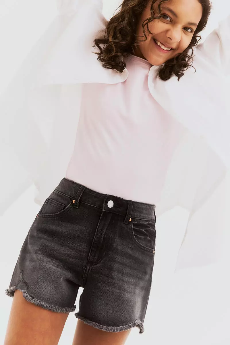 Denim shorts