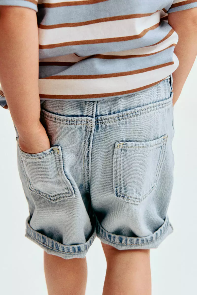 Denim shorts