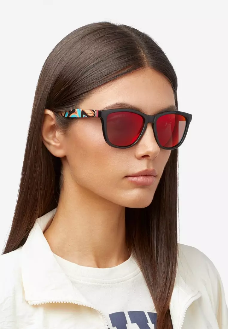 One - Polarized Psychedelic Ruby Sunglasses for Men and Women, Unisex. Official Product designed in Spain