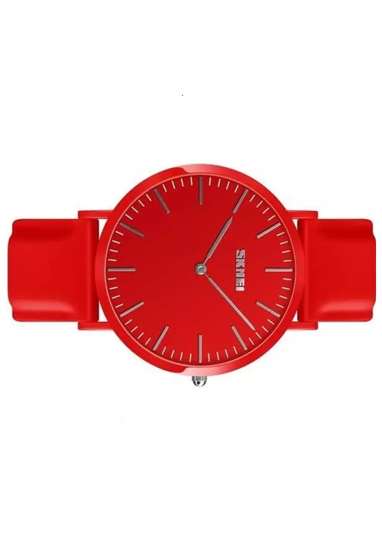 Jam Tangan Analog Pria Couple Waterproof 30m Strap Tali Material Silikon LS50 Big ORIGINAL