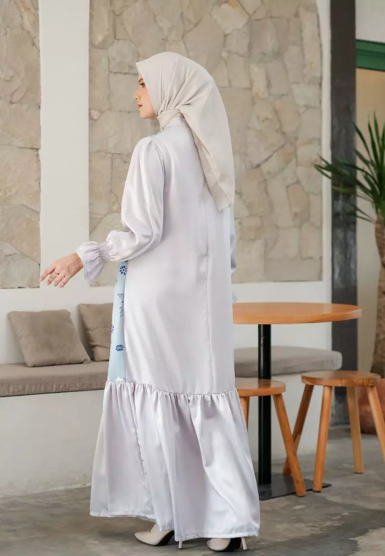 Mazaya Dress Dusty Blue