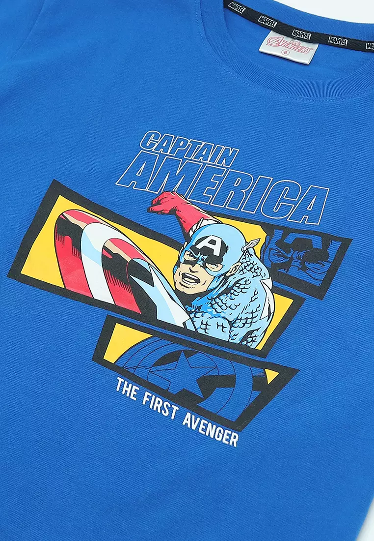 Boys "Captain America: The First Avenger" Oversize Graphic T-Shirt