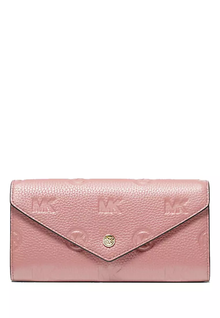 Michael michael kors small logo and leather wallet on sale