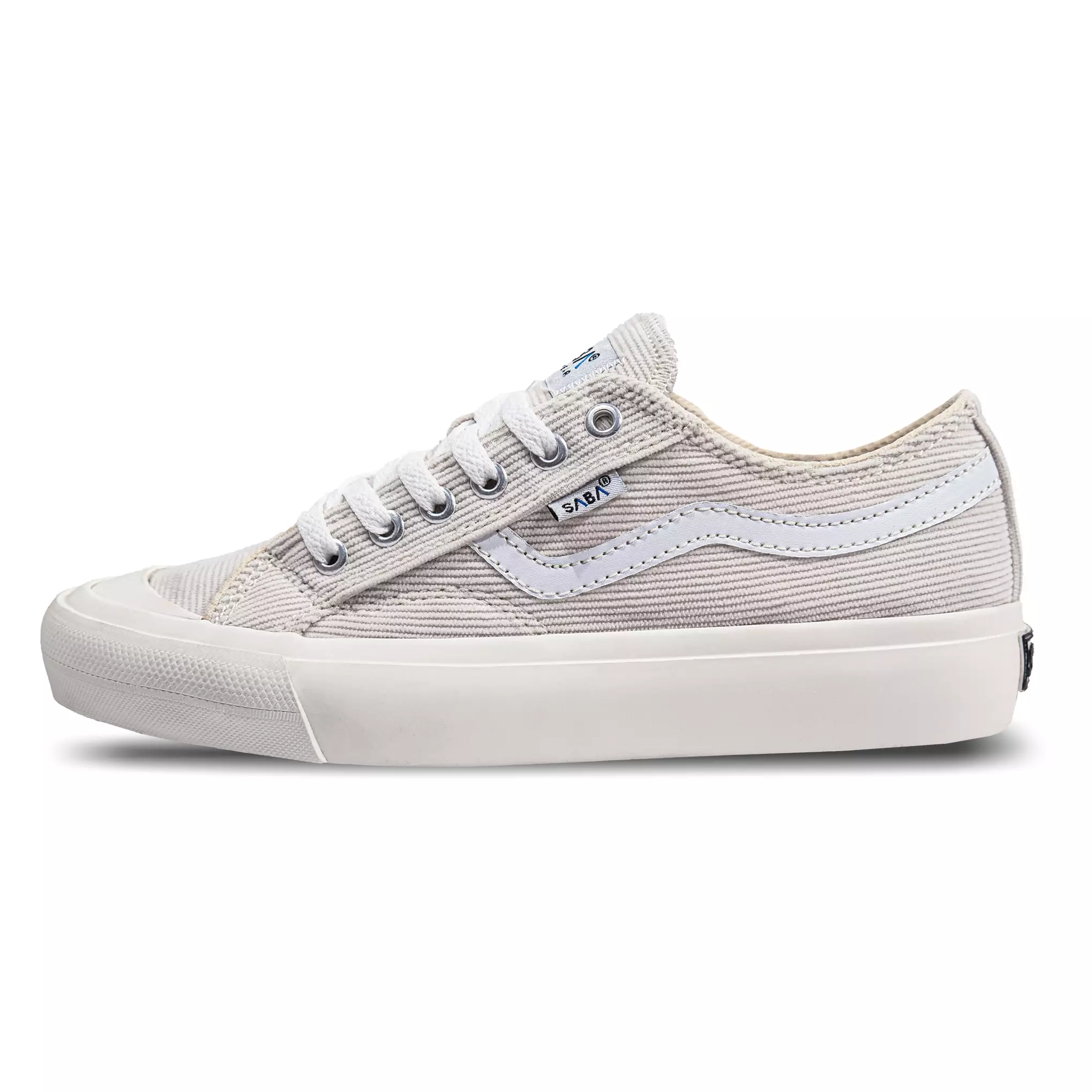 SABA Veloz Corduroy Off White - Sepatu Sneakers Casual Pria Wanita Original 100% VLZC-L-06