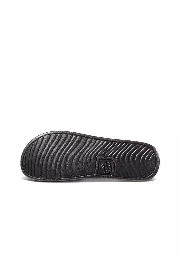 REEF Men Stash Slide Sandals - Black/Cactus
