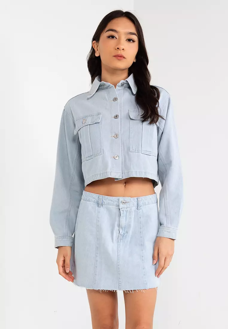 ジャケット・アウター SCULTURE TOKYO denim jacket&skirt setup SCULTURE TOKYO (エスカルチャー トーキョー) – SCULTURE（エス