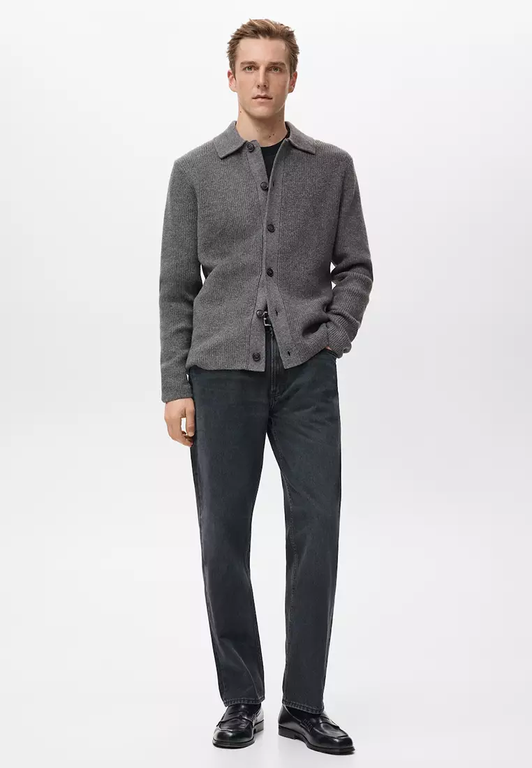 Ribbed Knit Cardigan