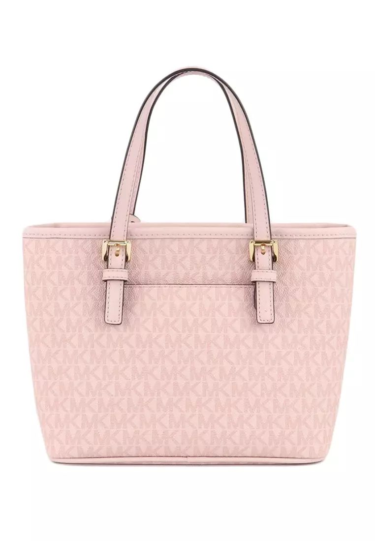 Michael kors pink tote purse best sale