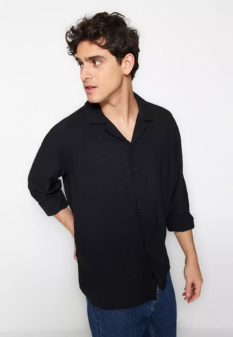 Collared Oversized Shirt