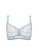 ZITIQUE blue Women's Non-wired Ultra-thin Full Cup Push Up Uplifted Bra - Blue 9F55DUS69CB0FAGS_1