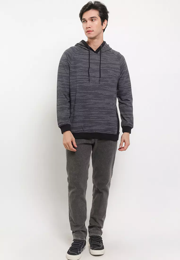 Cressida The Next Level Sweater Pria Pullover Hoodie Black PB114H