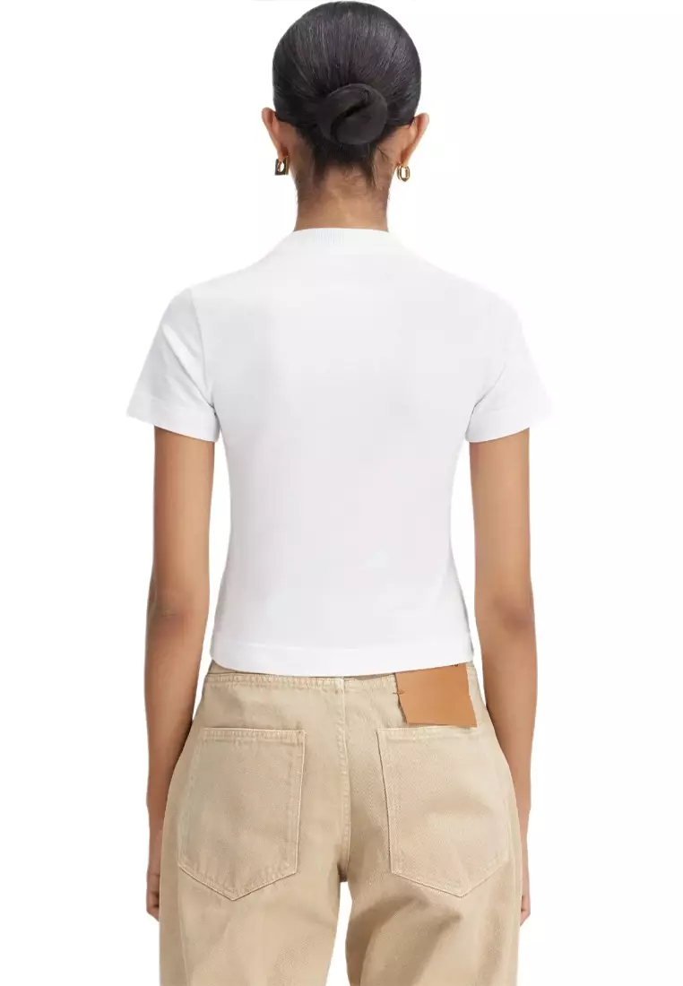 Women's T-shirt In White 24ETSW00133AJ0 0124 100