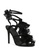 London Rag 黑色 LONDON RAG 女式黑色双条带流苏凉鞋 SH1555 30D20SH992E173GS_2