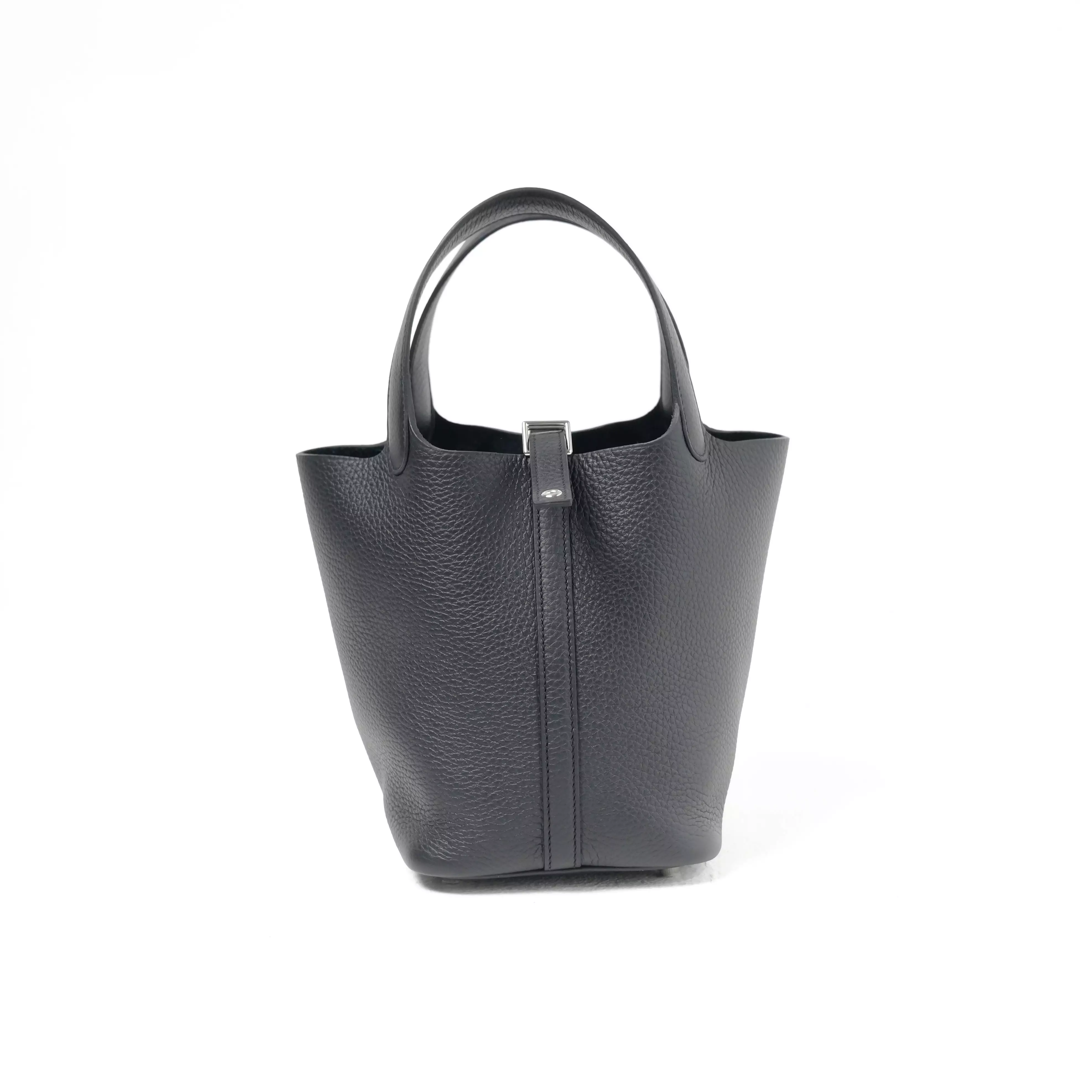 Tas HERMES PICOTIN 18 BLACK PHW BAG 100% ORIGINAL