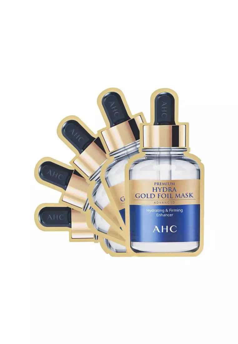 A.H.C Premium Hydra Gold Foil Mask (25g x 5ps) 5piece