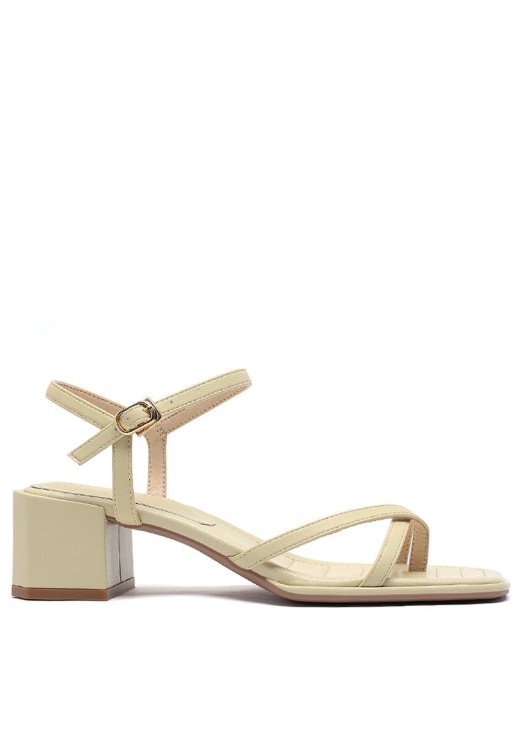 5CM Strap Mid Heel Toe Sandal 645-5