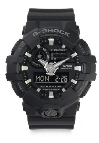 Jual Casio Casio G Shock Jam Tangan Pria Black Silicon Ga 700 1bdr Original Zalora Indonesia