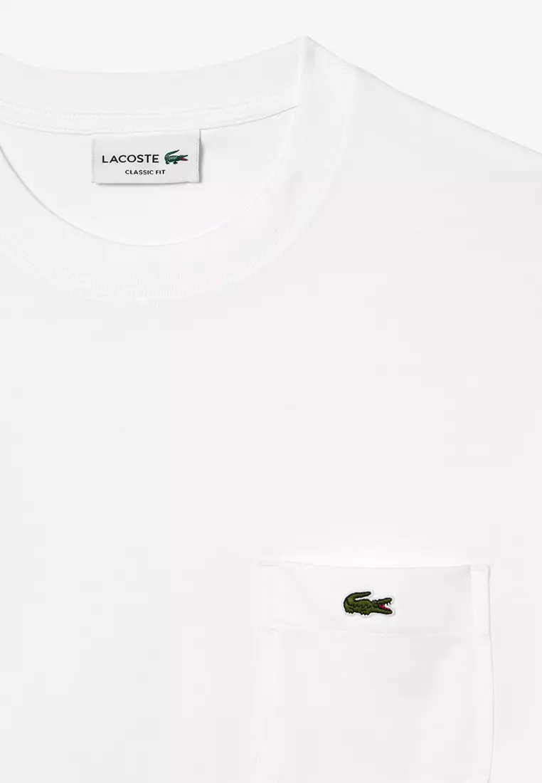 Cotton T-shirt with Breast Pocket